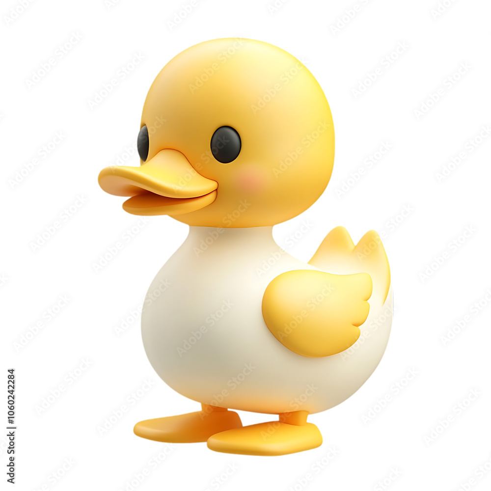 3d cute duck isolated transparent background 3d cute duck isolated transparent background