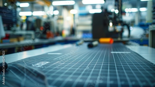 Wallpaper Mural A worktable covered in a protective ting mat used for precise ting and measuring of fabric. Torontodigital.ca