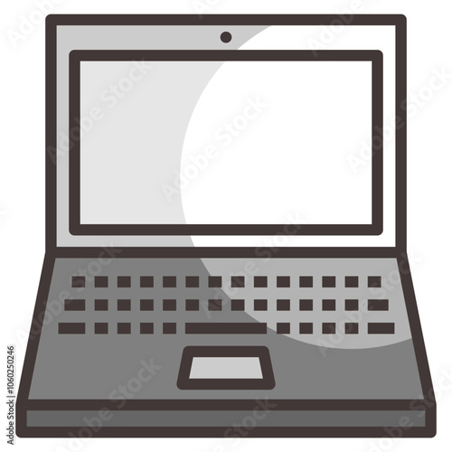 Laptop  Icon Element For Design