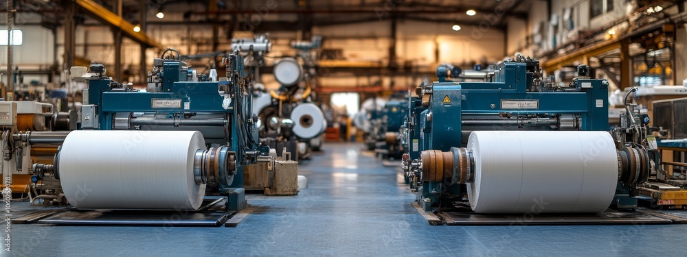 Large-Scale Printing Operation: Modern Printing Plant,A Hub of Innovation and Precision.Concept of industrial production,manufacturing technology, paper industry, printing process,Manufacturing. Large-Scale Printing Operation: Modern Printing Plant,A Hub of Innovation and Precision.Concept of industrial production,manufacturing technology, paper industry, printing process,Manufacturing.