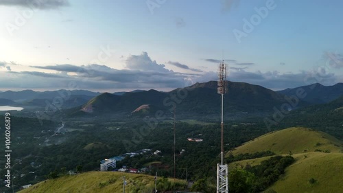 Spectacular Drone Panorama of Coron Island at Sunset in the Philippines – Captured in Stunning 4K High Resolution