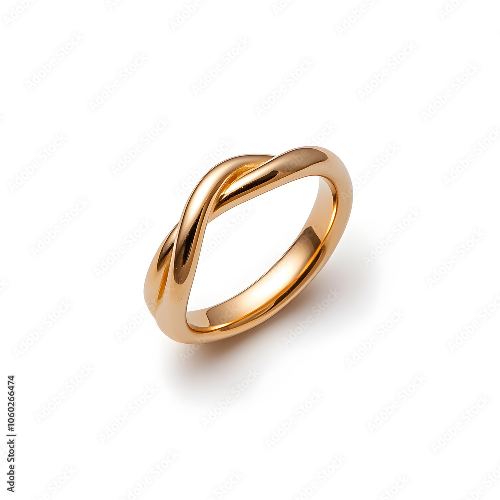 Golden ring isolated on white background Golden ring isolated on white background