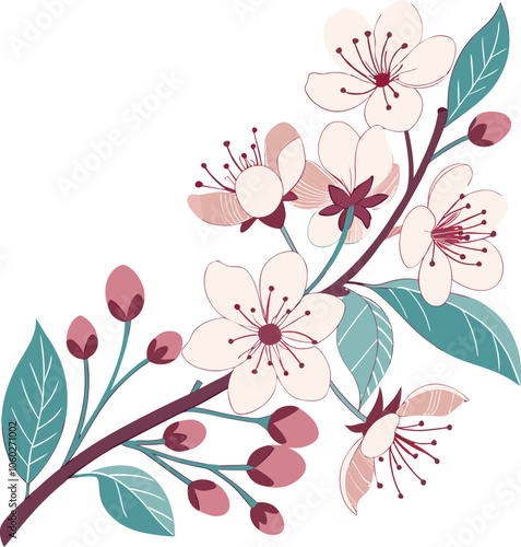 Embroidery seamless pattern with beautiful flowers. Handmade floral ornament on dark background. Embroidery for fashion products. Elegant tiled design, best for print fabric or paper and more.