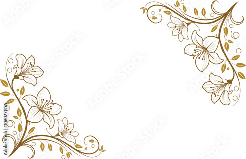 Embroidery seamless pattern with beautiful flowers. Handmade floral ornament on dark background. Embroidery for fashion products. Elegant tiled design, best for print fabric or paper and more.