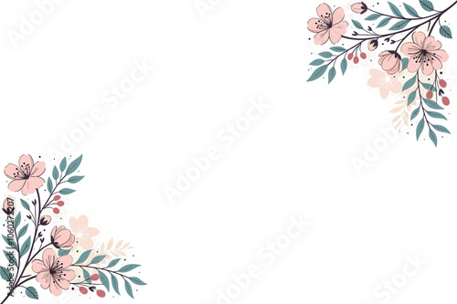 Embroidery seamless pattern with beautiful flowers. Handmade floral ornament on dark background. Embroidery for fashion products. Elegant tiled design, best for print fabric or paper and more.