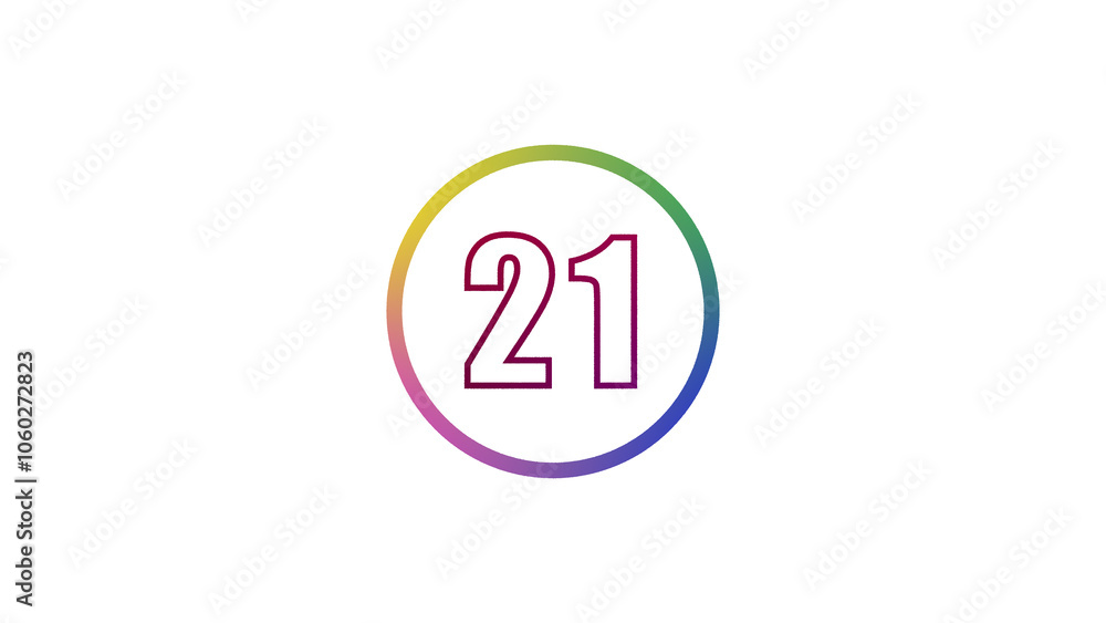 Abstract glowing neon number illustration 21
on white backgraund. Educational mathematics concept with neon letter. blue ,pink and red color Abstract glowing neon number illustration 21
on white backgraund. Educational mathematics concept with neon letter. blue ,pink and red color