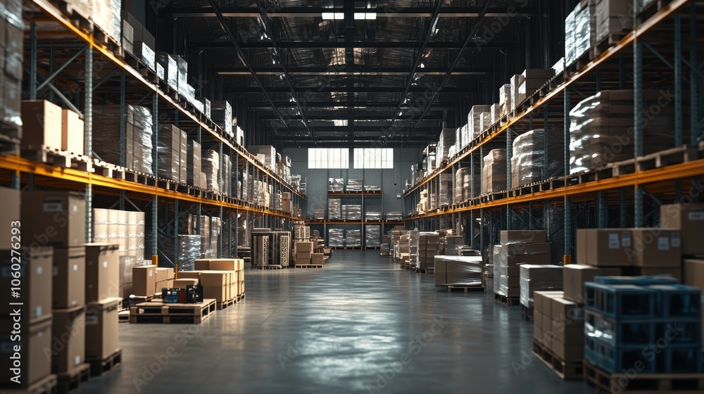Warehouse Interior. Warehouse Interior.