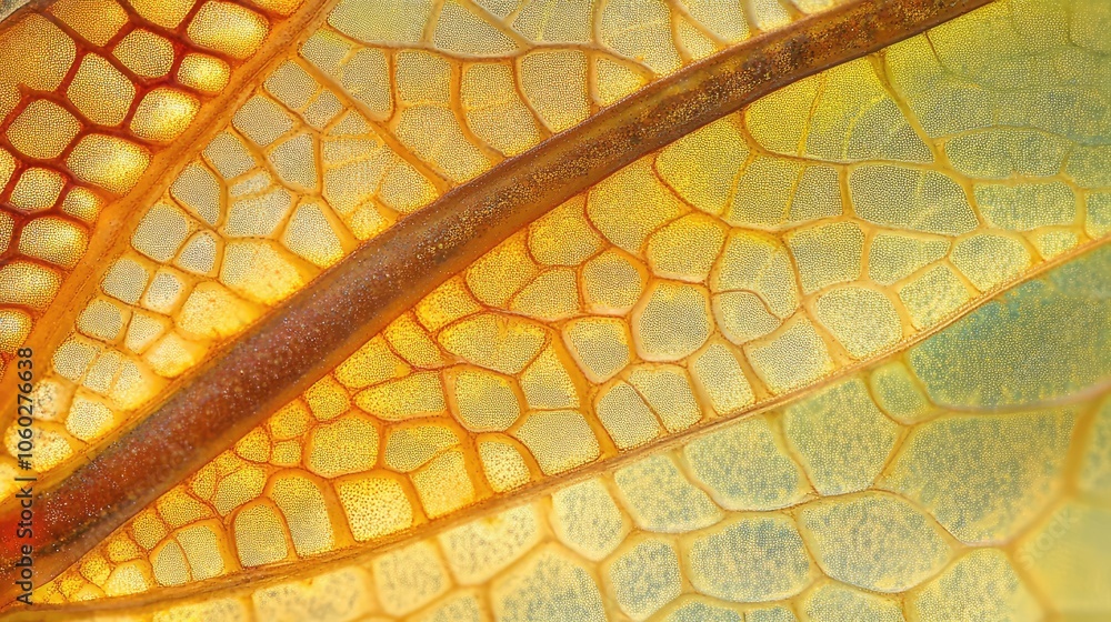 Obraz premium High-definition macro of dragonfly wings, showcasing the delicate veins and intricate natural patterns