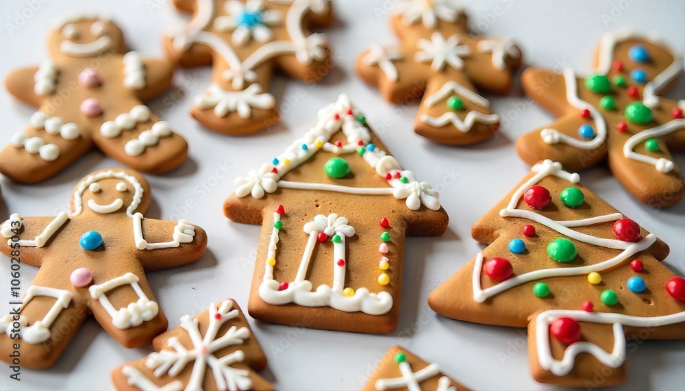 christmas cookies on table christmas cookies on table