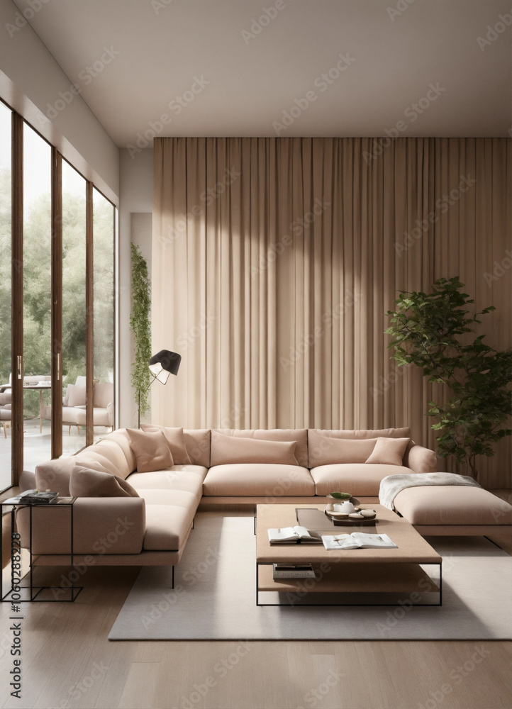 Fototapeta premium modern living room