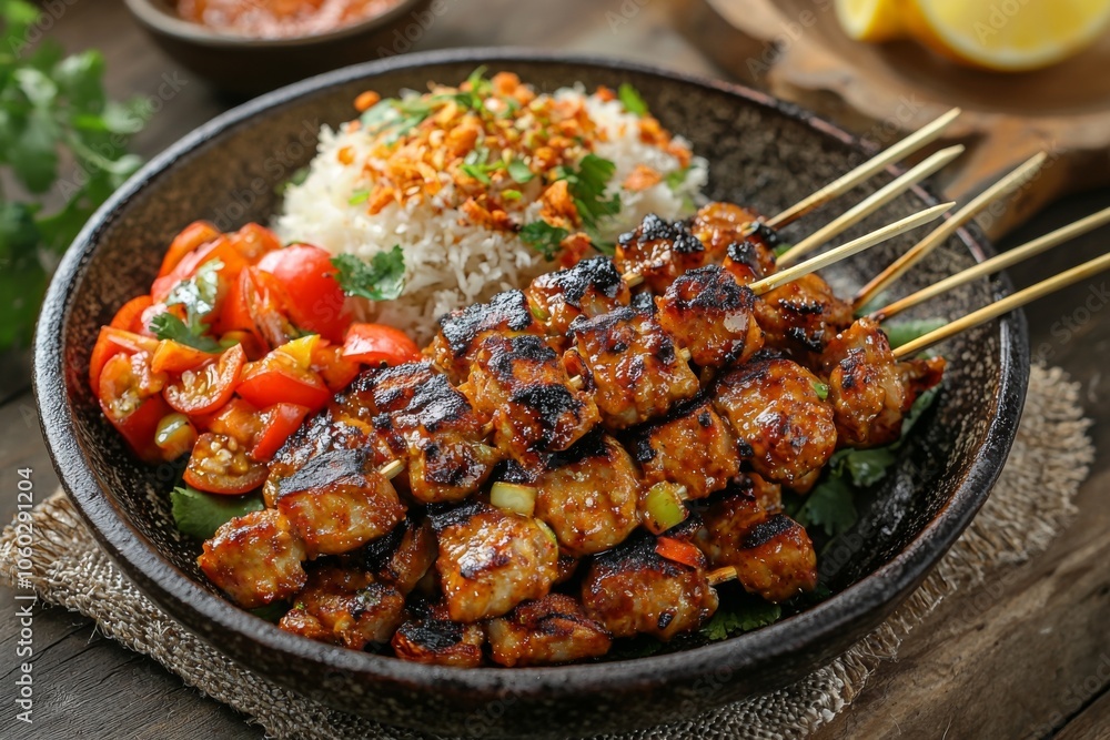 Indonesian Satay Food Menu Indonesian Satay Food Menu