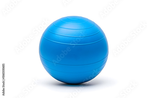 Fitness ball isolated on white transparent background 