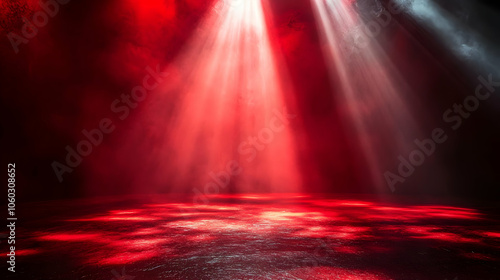 Red Light Abstract Backgrou...