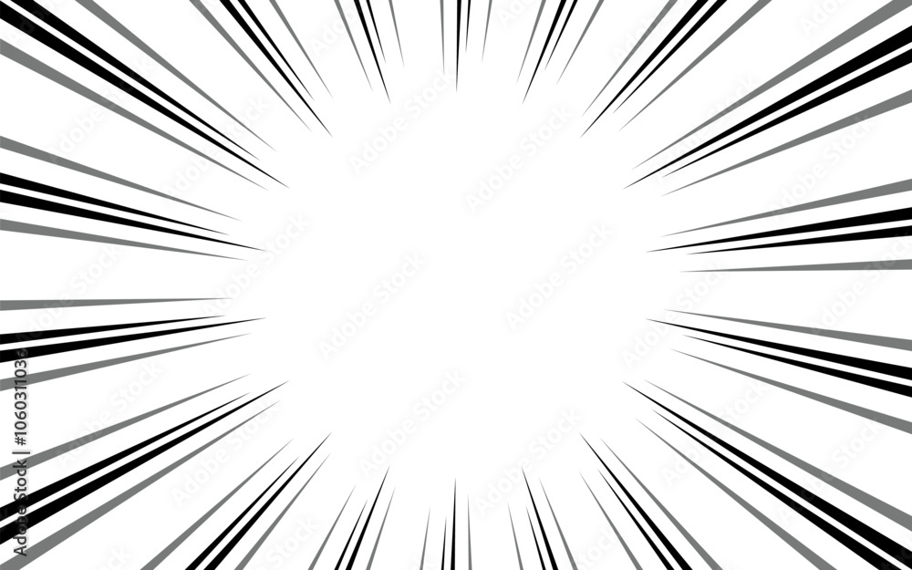 Speed lines on white background. Speed line movement effect for anime comics. Speed lines on white background. Speed line movement effect for anime comics.