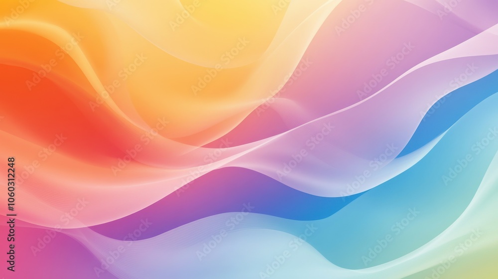 Vibrant Swirling Waves of Colorful Abstract Gradient Background Vibrant Swirling Waves of Colorful Abstract Gradient Background