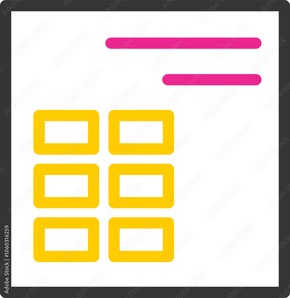 ticket symbol black and yellow with red lines ticket symbol black and yellow with red lines