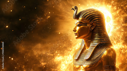Golden Pharaoh Illustration