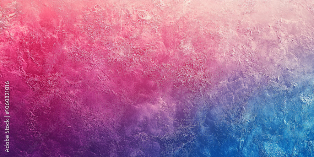 Fototapeta premium Abstract gradient background with pink, blue, and purple colors, a grainy texture