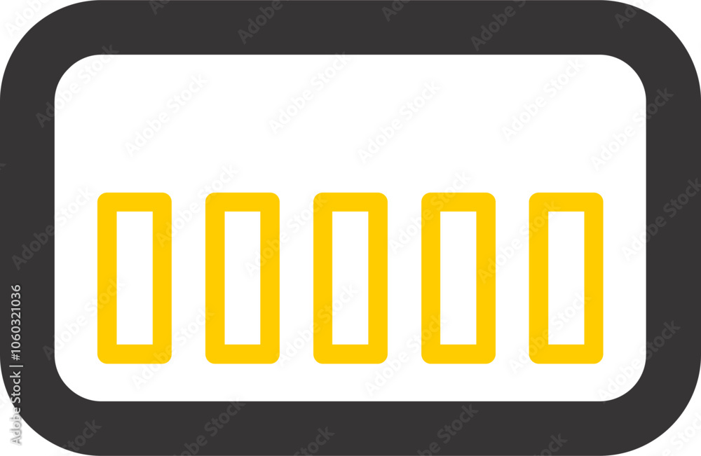piano symbol bland with yellow buttons piano symbol bland with yellow buttons