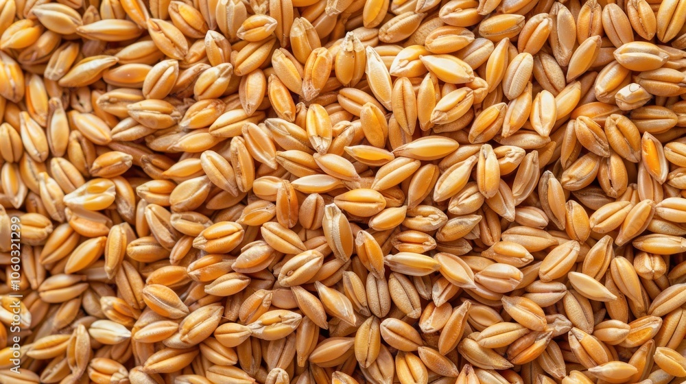 Scattered wheat seeds background. Scattered wheat seeds background.