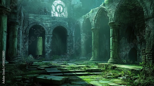 Ancient Ruins with Hidden Horrors interior