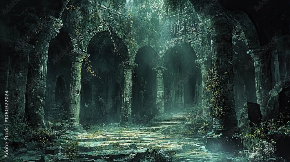 Ancient Ruins with Hidden Horrors interior Ancient Ruins with Hidden Horrors interior