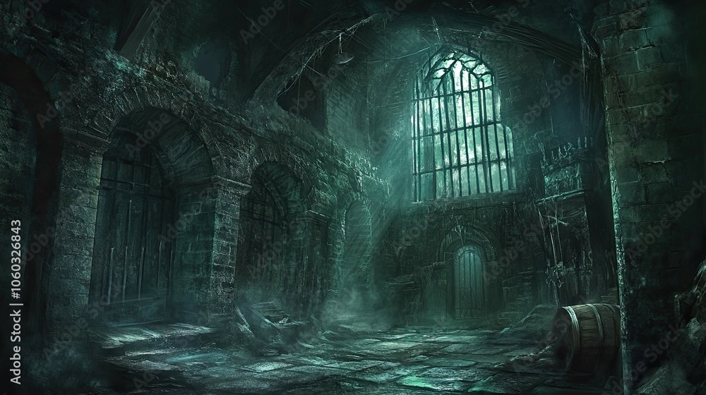 Naklejka premium Eerie Dungeon