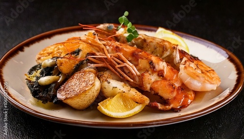 Freshly Grilled Seafood Selection