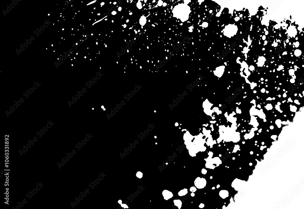 Black and white paints texture background abstraction