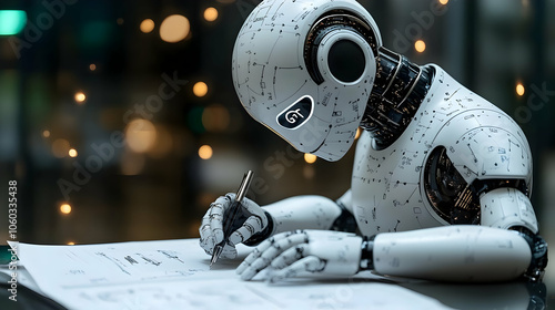 Robot Writing on Paper - 3D...