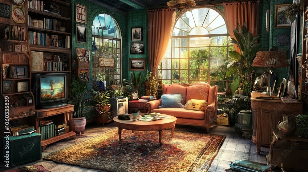 Hidden Object puzzle game Environment interior Hidden Object puzzle game Environment interior