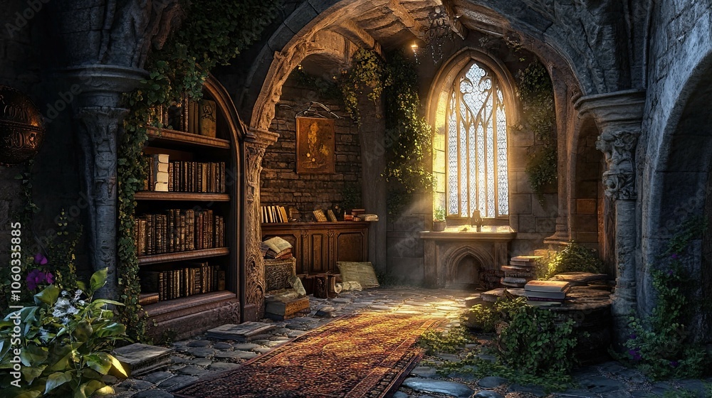 Fototapeta premium Hidden Object puzzle game Environment interior 