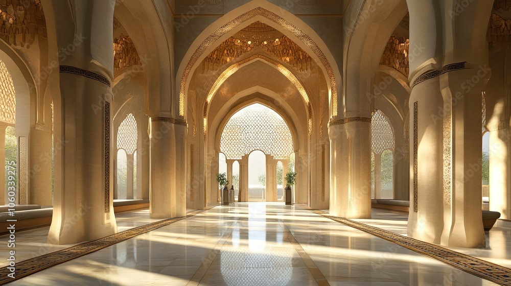 Fototapeta premium Islamic Architecture interior