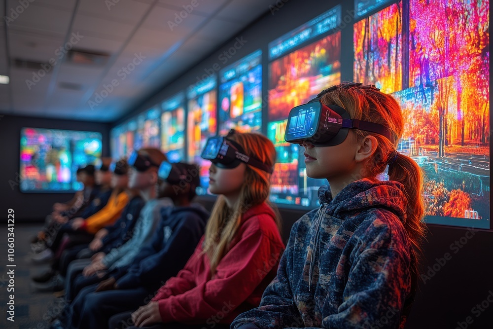 Children Immersed in Virtual Reality Children Immersed in Virtual Reality
