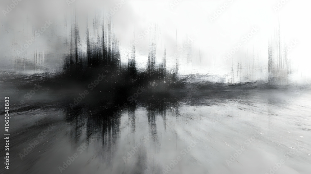 Fototapeta premium Abstract Background with Black and White Gradients