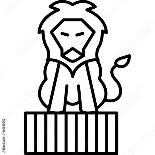 Loin performing single icon