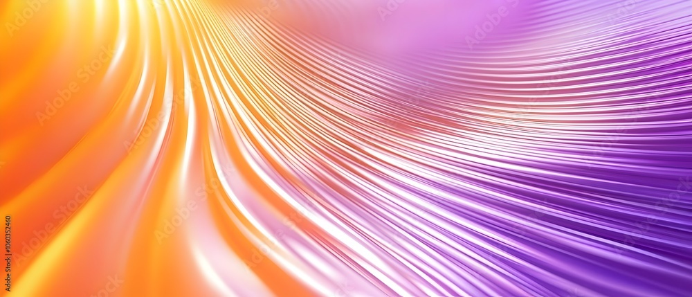 Obraz premium A purple and orange line with a white background
