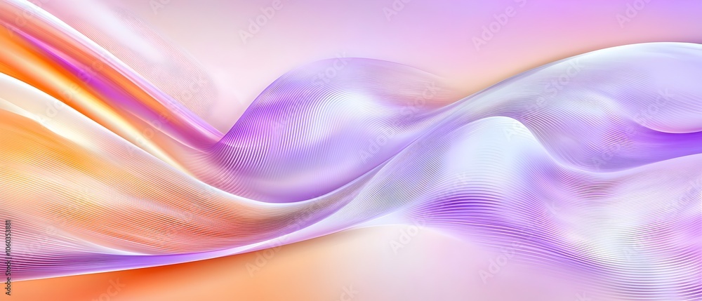 A purple and orange wave A purple and orange wave