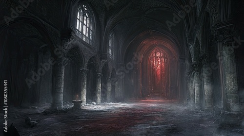 Vampire Castle in a Desolate Land interior