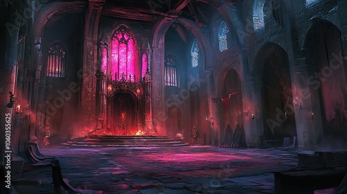 Vampire Castle in a Desolate Land interior