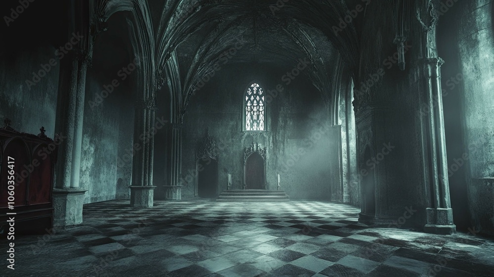 Vampire Castle in a Desolate Land interior Vampire Castle in a Desolate Land interior