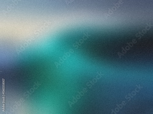 abstract blue noisy grainy blurred background, poster wallpaper background 