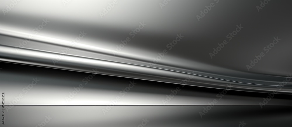 A smooth, flowing metallic surface with subtle curves and gradients. A smooth, flowing metallic surface with subtle curves and gradients.