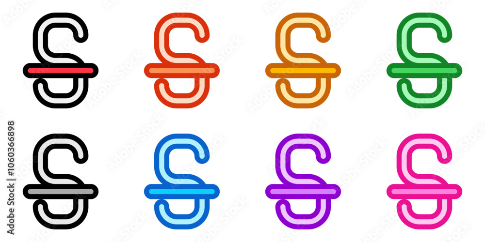 Obraz premium Editable strike through text format vector icon. Part of a big icon set family. Perfect for web and app interfaces, presentations, infographics, etc