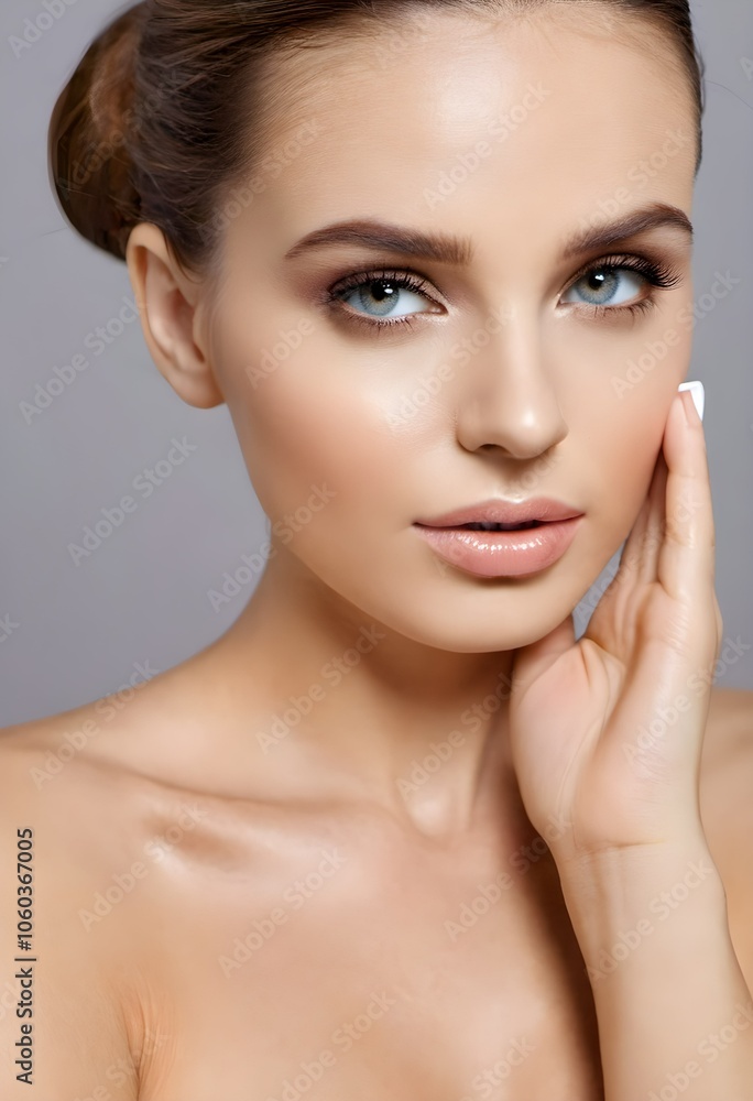 Radiant Serenity: Spa Beauty Portrait Radiant Serenity: Spa Beauty Portrait
