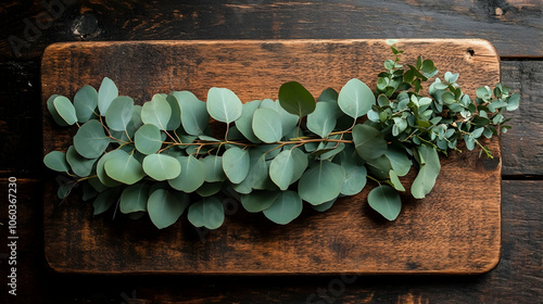 Green Eucalyptus Leaves on ...