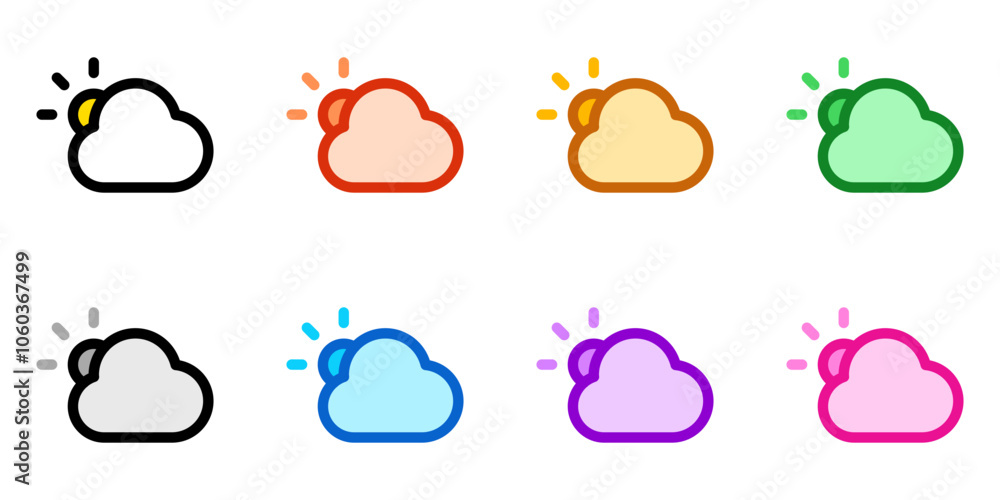 Editable sunny day vector icon. Part of a big icon set family. Perfect for web and app interfaces, presentations, infographics, etc Editable sunny day vector icon. Part of a big icon set family. Perfect for web and app interfaces, presentations, infographics, etc