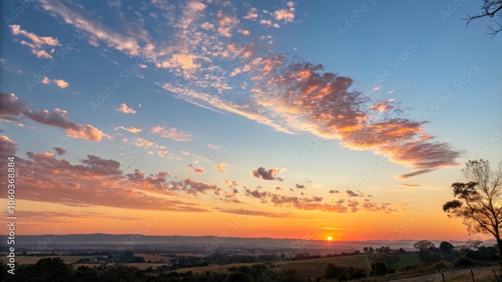 evening landscape evening landscape