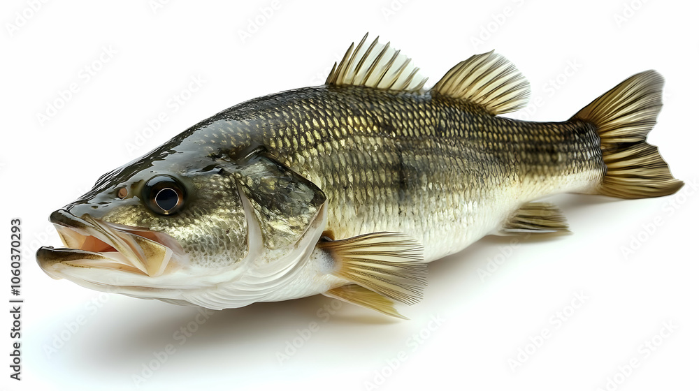 Fototapeta premium Freshwater Fish Closeup - Realistic Image