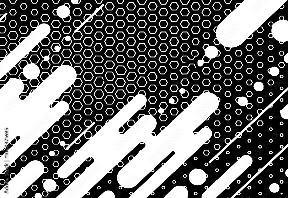 Black and white geometry texture background Black and white geometry texture background